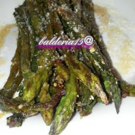 Roasted Parmesan Asparagus with Balsamic Glaze